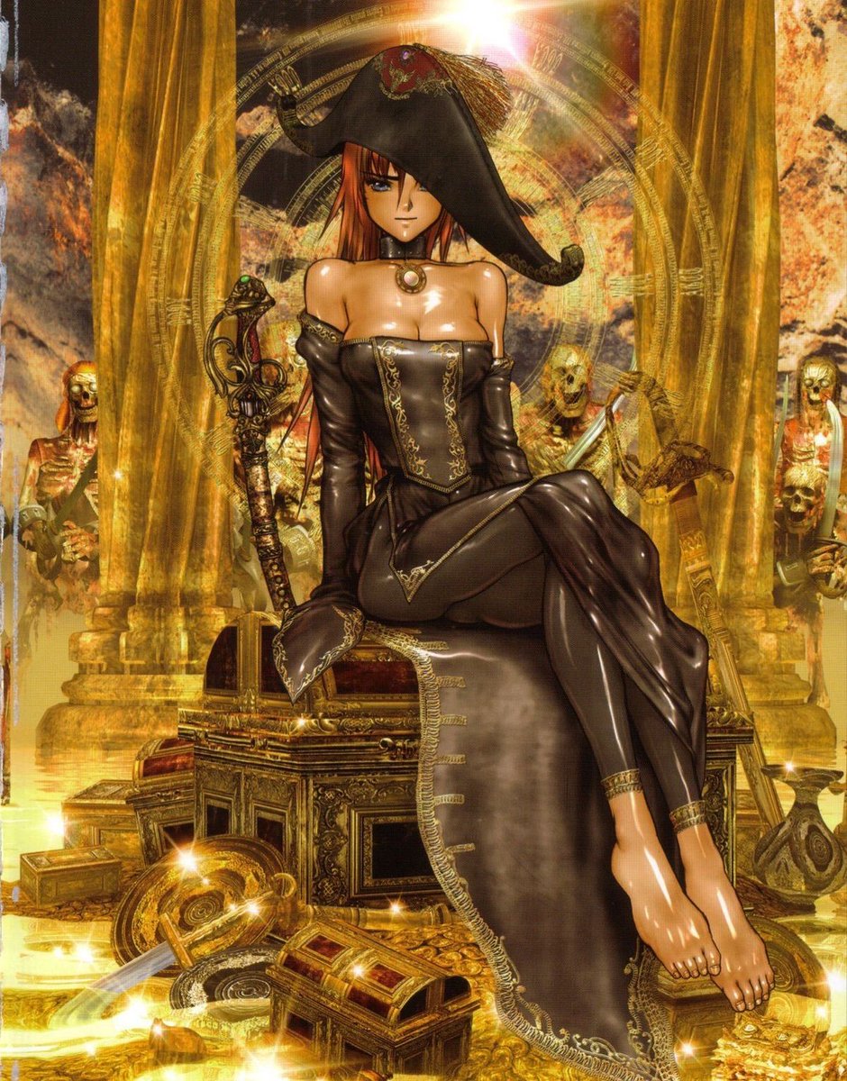 finalformlab's tweet photo. The way Masamune Shirow draws futuristic gear alongside beautiful fantasy characters is just so uniquely cool to look at https://t.co/jD9YQhrKfX