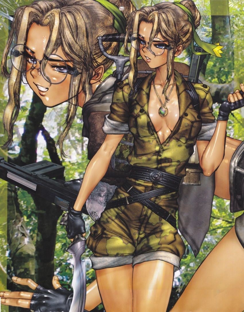 finalformlab's tweet photo. The way Masamune Shirow draws futuristic gear alongside beautiful fantasy characters is just so uniquely cool to look at https://t.co/jD9YQhrKfX