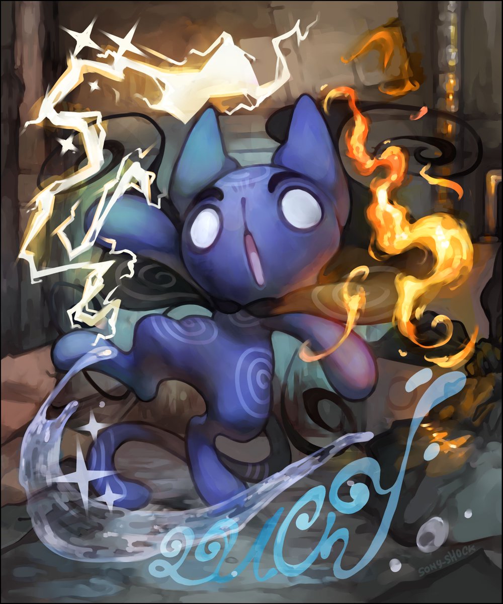 Sony_Shock's tweet photo. First I started and last I finished from the card set because why did I think of including THREE light sources 🧙‍♂️🐱 #Mewgenics https://t.co/fyvNBSD7o7