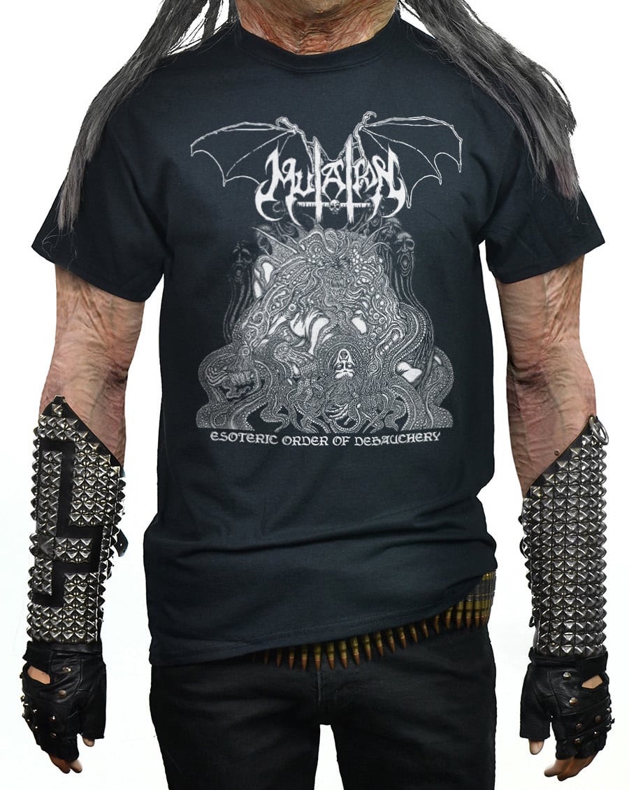 hellshead666's tweet photo. MUTATION "Esoteric Order of Debauchery" LP, CD, MC &amp; TS now shipping.

https://t.co/KPvwqLfkxj https://t.co/4RPNnEkrlS