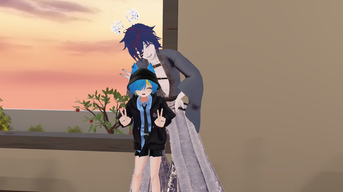 AMi2te2dyYjsjE5's tweet photo. #VRC人外カフェ
約３８回目の遭難でございまする。
ちょろちゃんがかわいらしい触手生やしてた、ちょっと透けてて中の骨が見えてるのかわいい！浴衣とか和服とか服装が秋っぽいかんじも好き。店長さんは前閉めましょう！！ https://t.co/nkCa0MWdIR