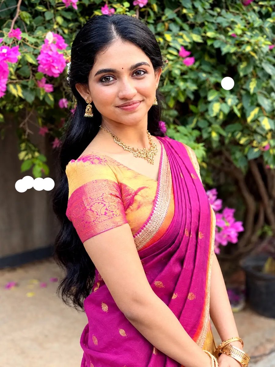 Slayersslot's tweet photo. Unpopular opinion : Mamitha Baiju in saree better than any other actresses https://t.co/MYLf6Y8yYa