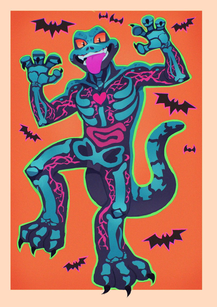 Lyzard_Jam's tweet photo. Did you know that some geckos glow in uv light? 
This one sure can! https://t.co/9kuqy030iK