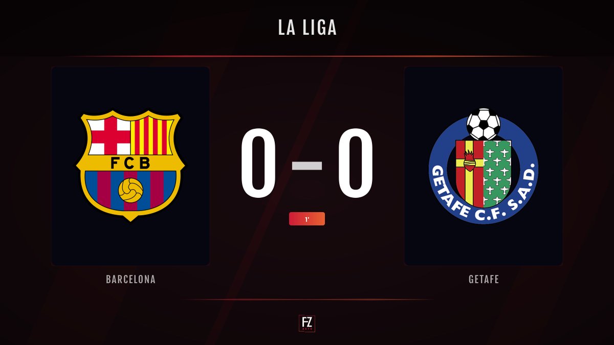 FootZoneActuFR's tweet photo. ⏱️ C'EST PARTI AU CAMP NOU !

𝗕𝗔𝗥𝗖𝗘𝗟𝗢𝗡𝗘 🆚 𝗚𝗘𝗧𝗔𝗙𝗘

J8 de La Liga, le Barça veut lancer sa saison à domicile. https://t.co/B9Y2ZhxwhF