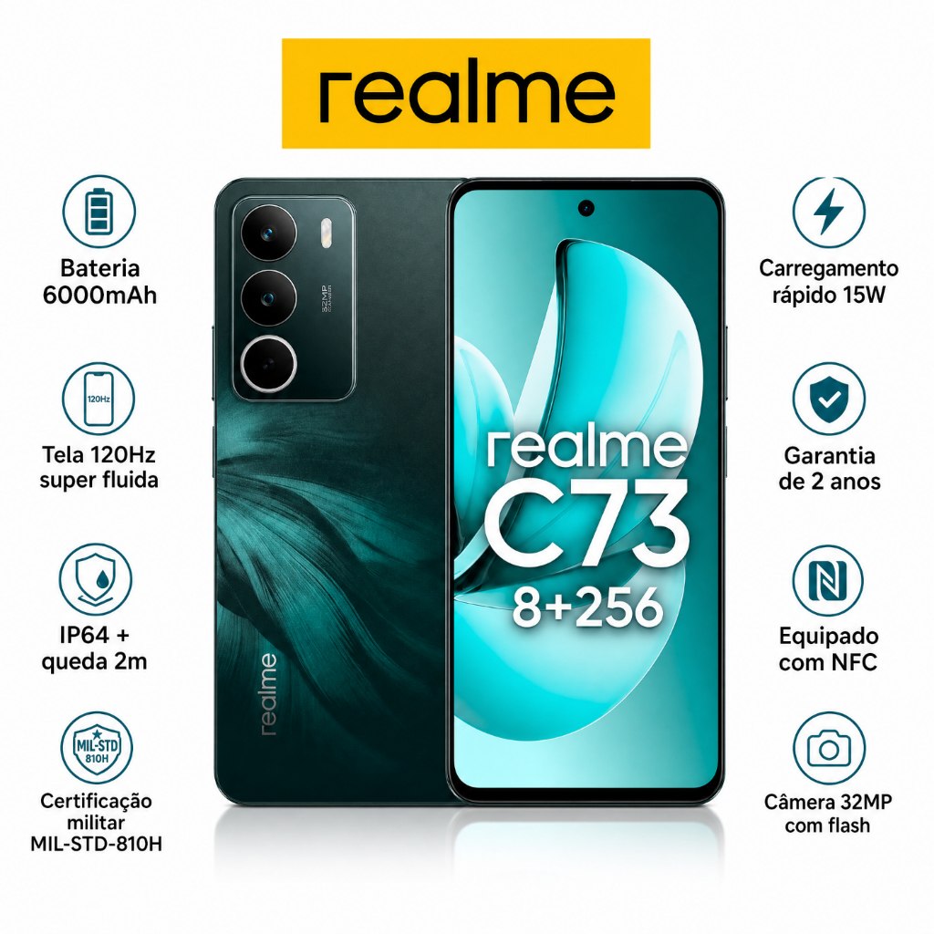 oigatuno's tweet photo. *CELULAR TOP POR PRECINHO 😍*

🛍realme C73 8+256 GB Smartphone Celular Versão Global Bateria 6000mAh Câmera 50MP NFC Tela 6,67 Violet

💳 Cartão R$ 1.079,00 
PIX💠 R$ 992,68 😱

🛒 Compre agora 👉 https://t.co/XeT4o83GrH

🧧 CUPOM 120,00
👉 BEN3FICIO13AF https://t.co/p2emnb4Les
