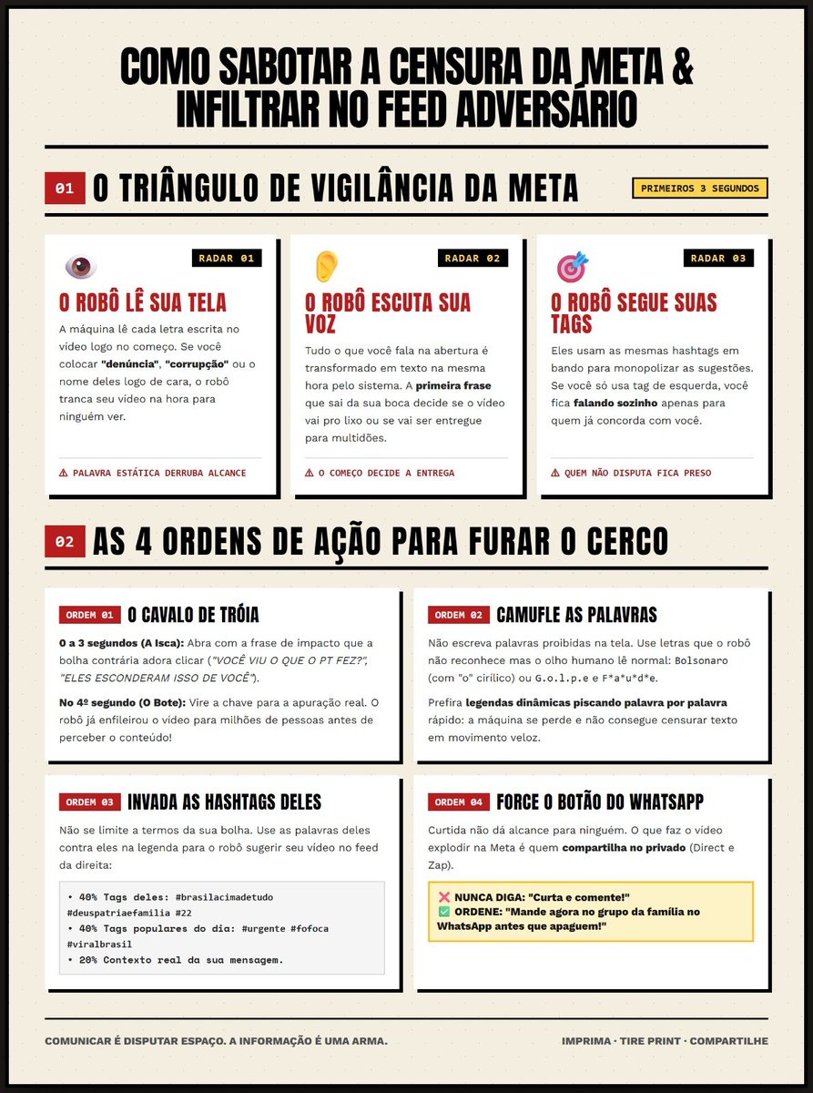 adelzite's tweet photo. @tuitevictor Lembremos que o twitter é uma micro região da Internet. Peguem materiais aqui, como esse vídeo, e joguem para o tiktok, kwai, Facebook e principalmente o INSTAGRAM.

Para romper a censura da Meta: https://t.co/M1cUUOk4EF