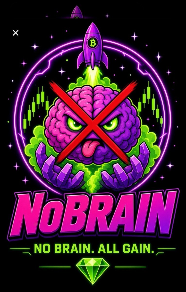 ImadEl48287's tweet photo. @Salemxbt 🧠❌ $NOBRAIN
Buy first.
Think never.
Zero thoughts.
Maximum gains.

Pas de cerveau. Juste des gains.

Qui a encore besoin d’un cerveau quand $NOBRAIN existe ?
Last call avant le lift-off.

CA : 3EXq54Kr2Suy1WtoDjoic6pscsvreYzR6Nyafp2ypump https://t.co/Ta4S4iyKW9