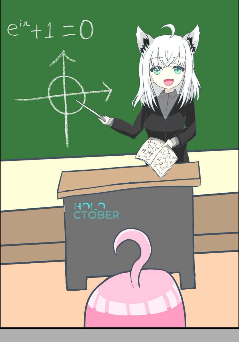 nagi_rkr's tweet photo. [Day5:Teacher]

#holoctober
#絵フブキ https://t.co/MxzDWruj0P