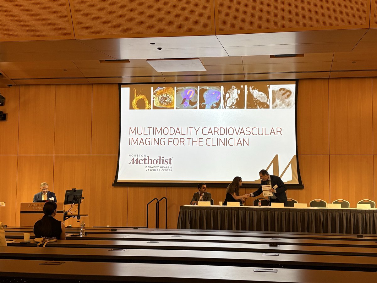 soni_suha's tweet photo. Weekend at Houston Methodist's 15th Annual Multimodality CV Imaging Symposium -- prevention researcher in a room full of imagers, here for how better imaging makes better prevention. #CVImaging #CardioTwitter #PreventativeCardiology @Sadeer_AlKindi @WilliamZoghbi https://t.co/IGvcpkuQut