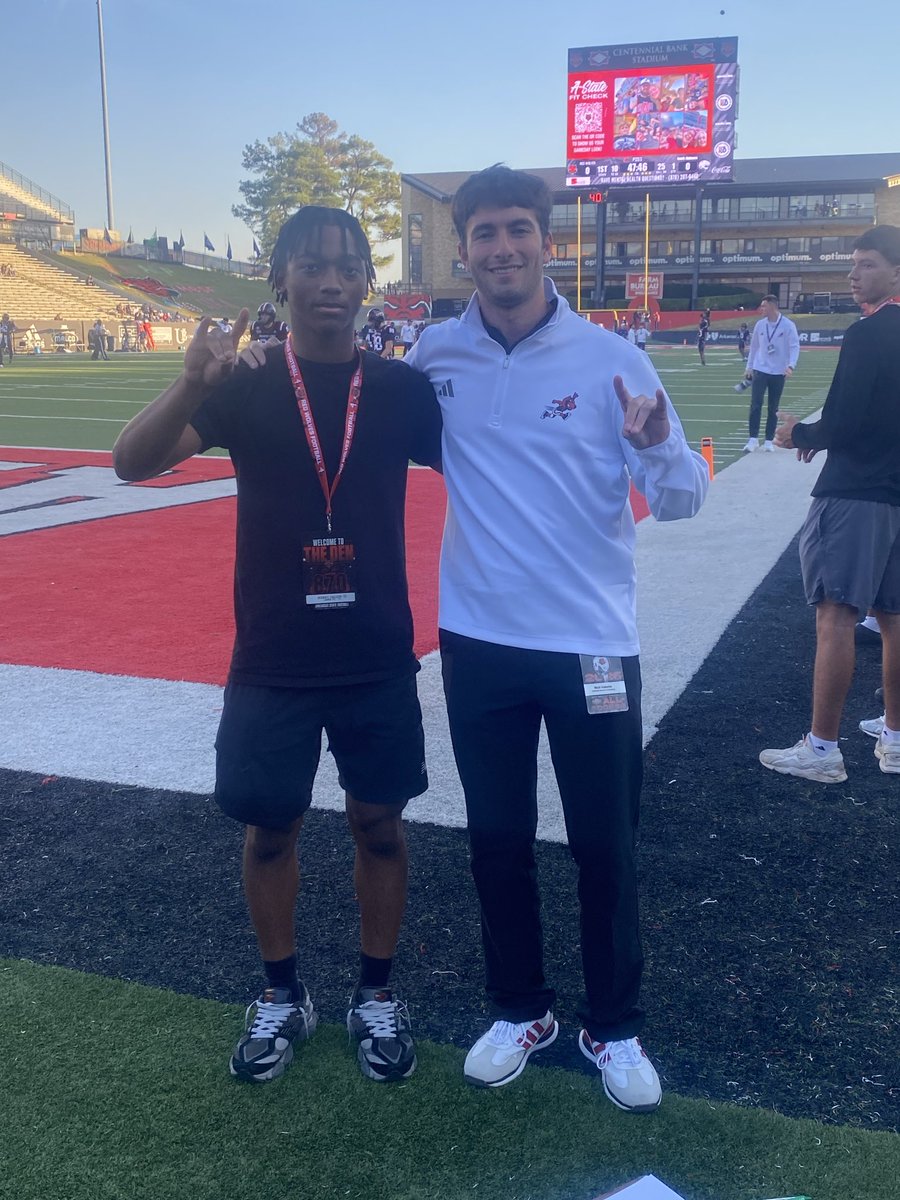 Bobby3Times3's tweet photo. Thank you to @AStateFB for having me out Thursday! I really enjoyed my time on campus and appreciate the opportunity to be there. π΄β«οΈ #WolvesUp
@gwright856 @NickValente_FB @CoachDLett @WMajorWright @johnvarlas https://t.co/qE2IPweJQu