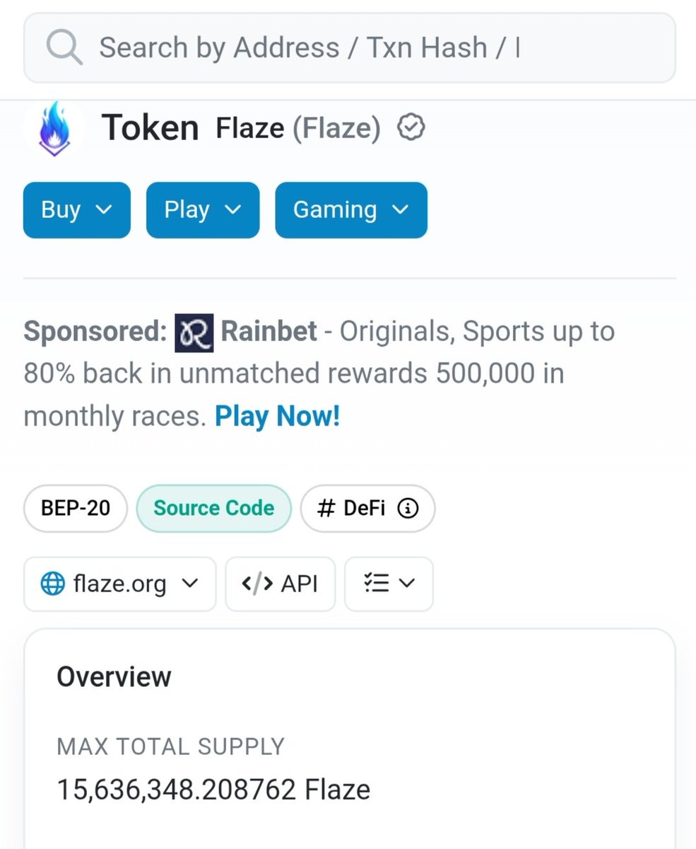 AdrianBuda8's tweet photo. @FlazeCoin/#BNB CA:
0xBcf6329a6a955Dd9299F4766E670EC18467f1a2e
I like how the supply gets updated instantly every time a burn takes place❤️‍🔥
~$200 (18,452 $flaze) burnt🔥
The name says it all #flaze 🌋
Total limited supply: 15,636,348📉
273 proud holders💎🙌
Things are heating up! https://t.co/OBpog61PUd