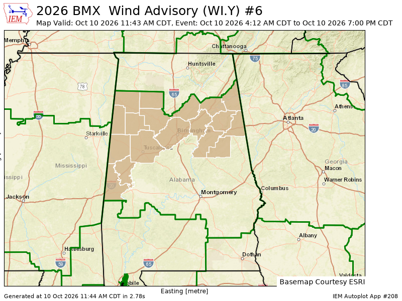 MolleeStarr's tweet photo. BMX expands area to include Wind Advisory for Blount, Calhoun, Cherokee, Cleburne, Etowah [AL] till Oct 10, 7:00 PM CDT https://t.co/8y3zv42s86 https://t.co/BbC3xQVznj