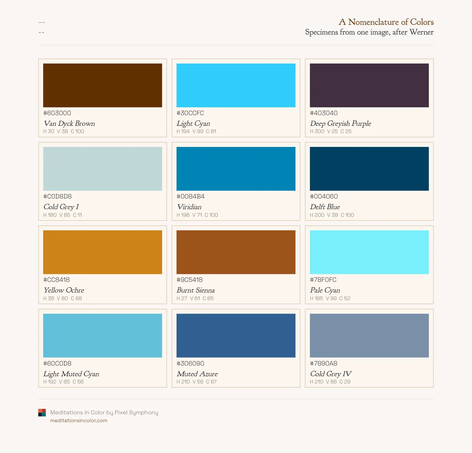 Meditations in Color on X: 