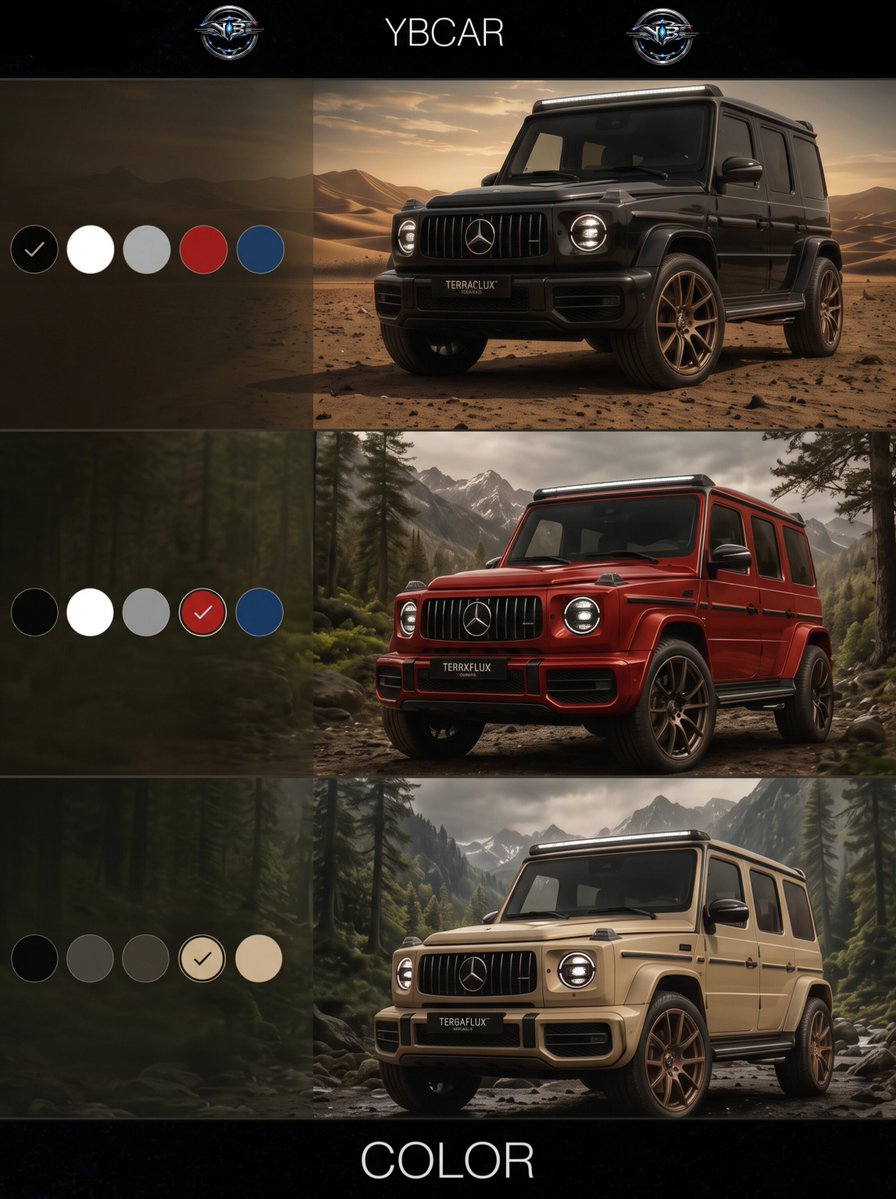 YBCarCommunity's tweet photo. Build your dream car. 🏁

🎨 Color
🛞 Wheels
⚡ Performance
🏎️ Body

You can choose only ONE to customize first. What’s your pick?

Reply with your choice. 👇

#YBCAR #CarCulture https://t.co/ANBtAN3WaU