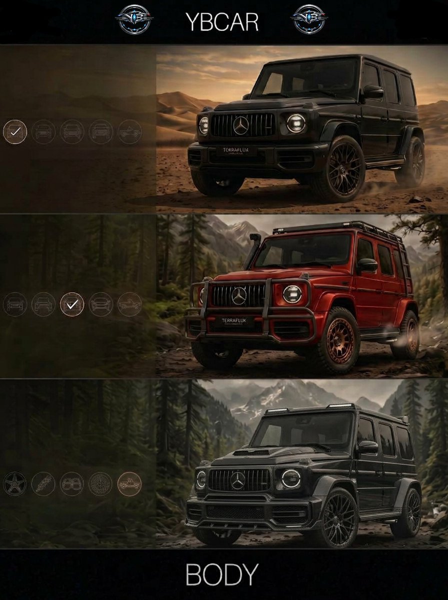 YBCarCommunity's tweet photo. Build your dream car. 🏁

🎨 Color
🛞 Wheels
⚡ Performance
🏎️ Body

You can choose only ONE to customize first. What’s your pick?

Reply with your choice. 👇

#YBCAR #CarCulture https://t.co/ANBtAN3WaU