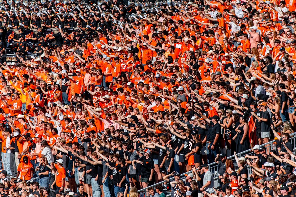 OSUAthletics's tweet photo. Bringin' the noise 🗣️ https://t.co/ofOzXvxG2W