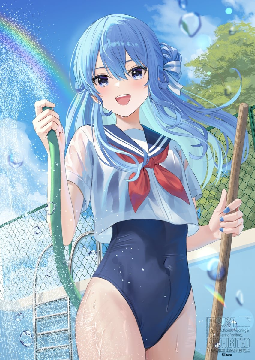 gimu_san's tweet photo. @Thimbiee it's clearly intentional since serusuku is what they were going for

not saying it's appropriate for phoenix's character or even roscaelifer's vibe but since hoyo are at the end of the day otaku devs like hoyo are gonna put characters in whatever outfit fetish they want ig https://t.co/lrH24UMEMx