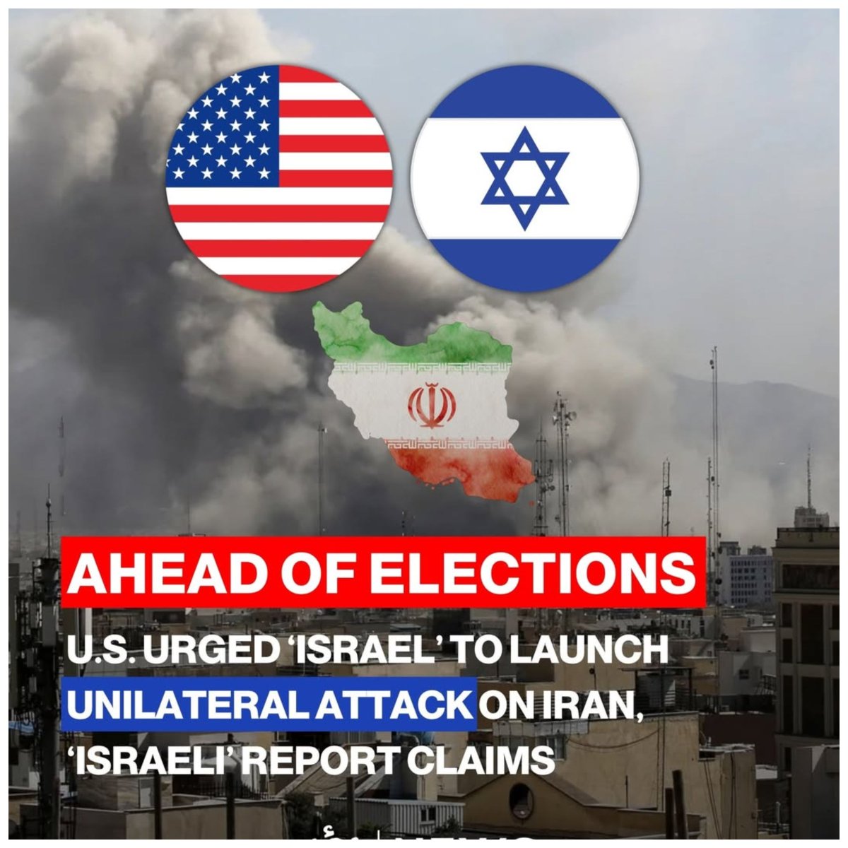 RyanRozbiani's tweet photo. U.S. is Demanding Israel Attack Iran ALONE

Trump is TOO SCARED to fight Iran again?

Washington feared another war would hurt Trump in the midterms while potentially benefiting Netanyahu politically. IDF Chief of Staff Eyal Zamir warned renewed fighting would likely POSTPONE Israel's elections.

Months of bombing later, Iran is REARMING, while the U.S. and Israel each want the other to throw the first punch.
