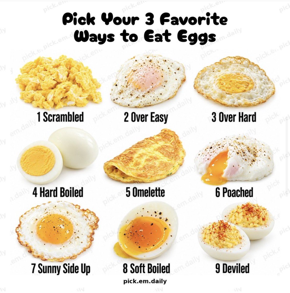 WavyNick's tweet photo. Pick 3 🍳 https://t.co/gjzZJ9gR1A