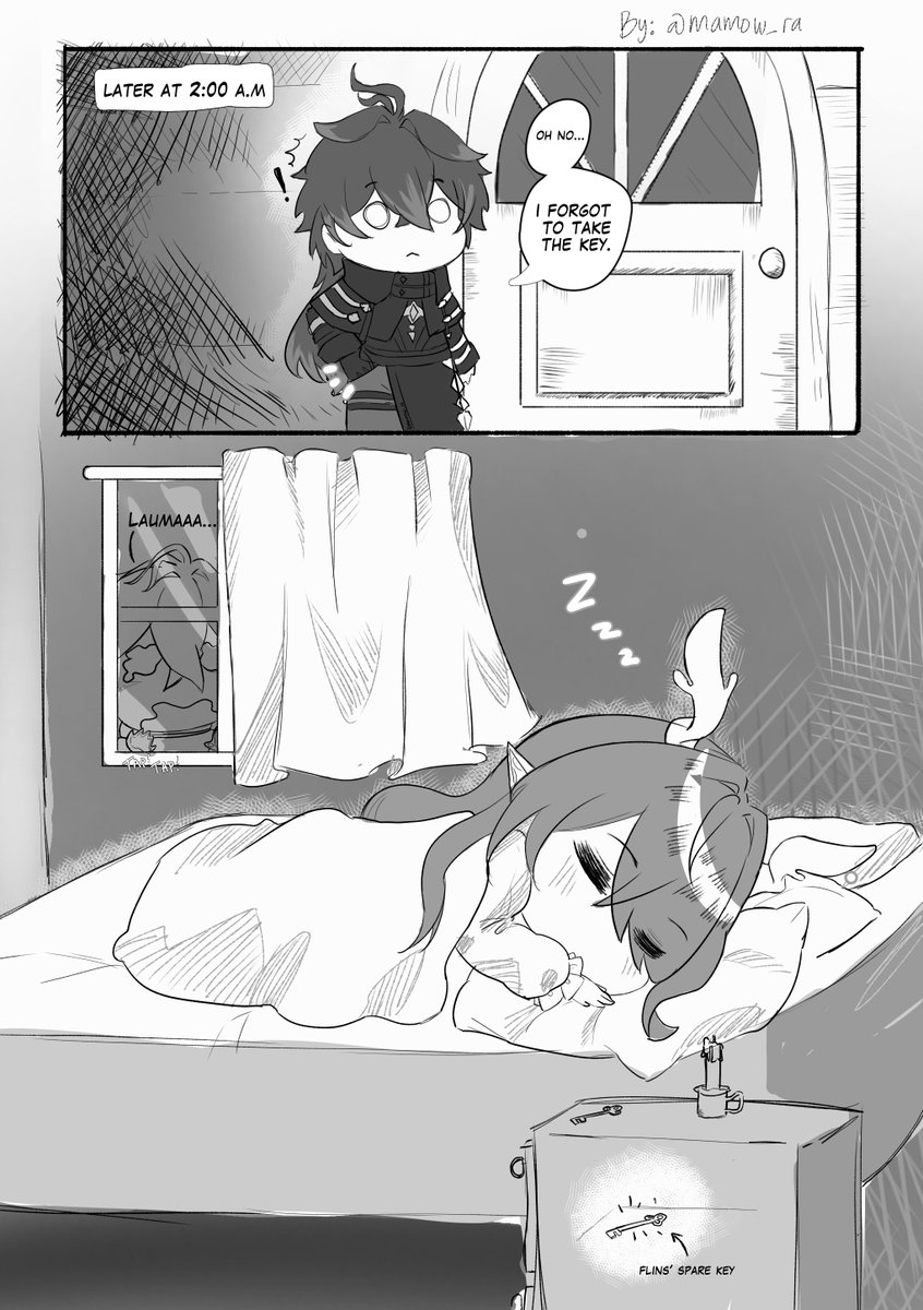 mamow_ra's tweet photo. #flaumaweek2026 Day 7 

Short comic of random fluff bcs why not

#flauma https://t.co/oeIOLFwsD9