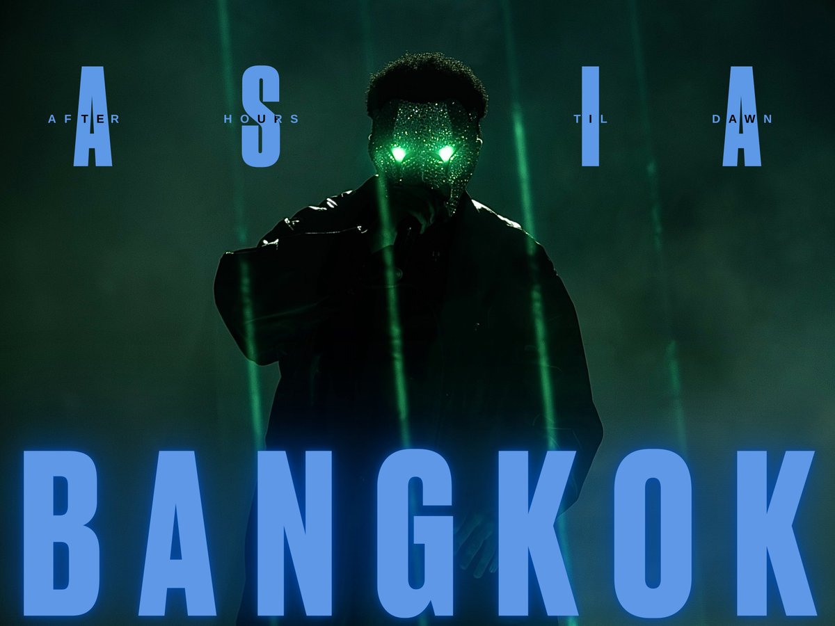 TheWeekndOnl's tweet photo. IT’S SHOW DAY!! 🇹🇭

The Weeknd returns to Thailand after more than 7 years, taking the stage in Bangkok tonight! https://t.co/xKuXqp2MCQ