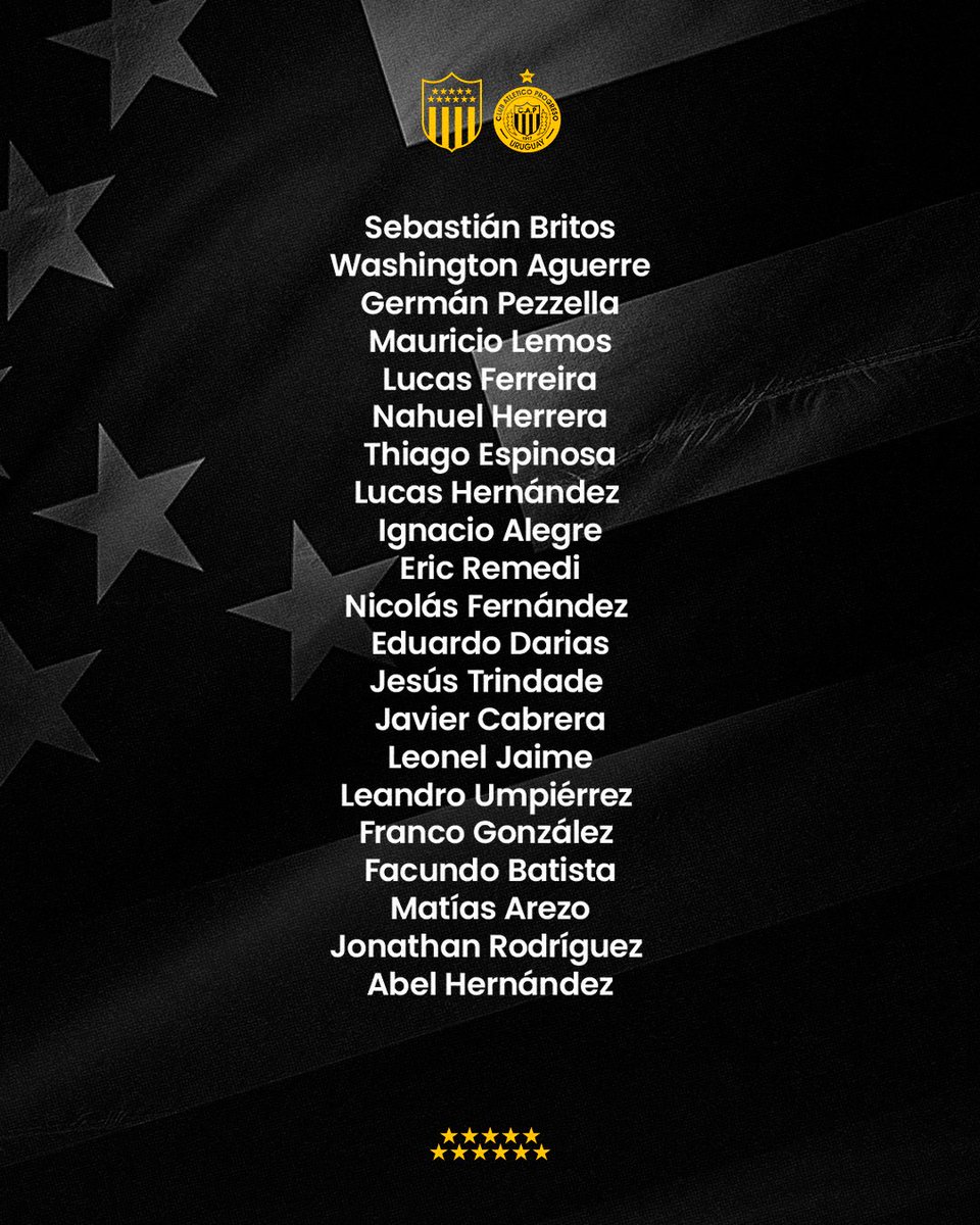 OficialCAP's tweet photo. 👥 Lista de jugadores convocados para el partido frente a Progreso, por la Fecha 10 del Torneo Clausura, @LigaAUFUruguay. https://t.co/yn3QUU6f2S