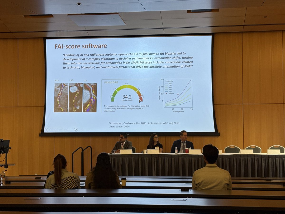 soni_suha's tweet photo. FAI-score: AI + radiotranscriptomics reading coronary inflammation off routine CT via perivascular fat attenuation. This is where imaging meets prevention, kind blending we need. #CVImaging #PreventiveCardiology https://t.co/FQDttIZ4d9