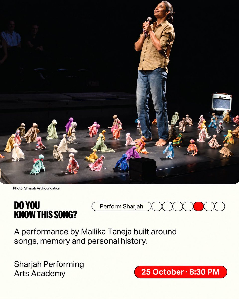 YangoApp's tweet photo. Perform Sharjah is back from 11 October to 29 November, bringing 16 contemporary performances, including world and regional premieres, to venues across Sharjah.
All events are free with advance registration. We picked a few worth adding to your calendar ↓ https://t.co/IxF19s3IfN