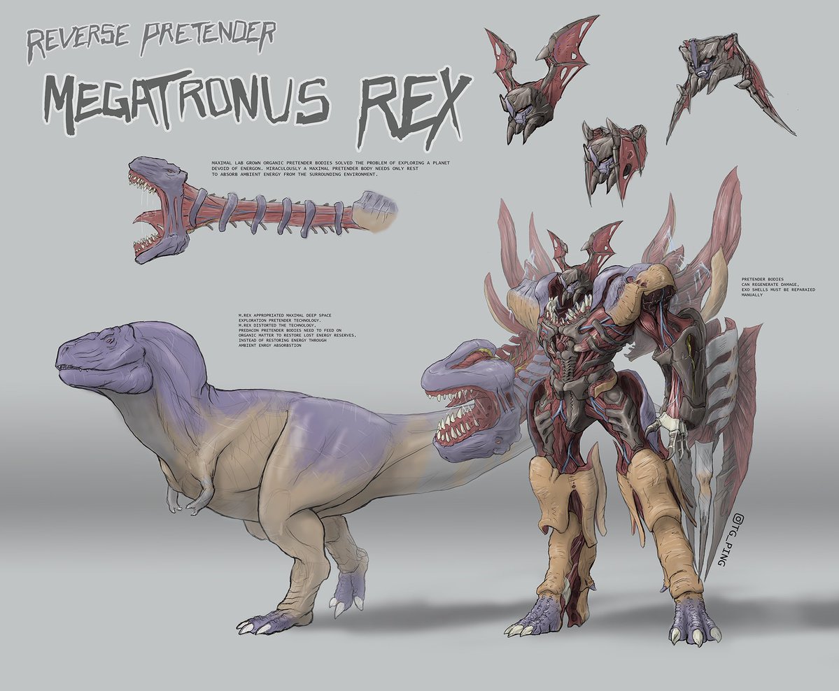 TGping_'s tweet photo. Megatronus Rex from a couple years ago ;) https://t.co/hK4pIRXH2A