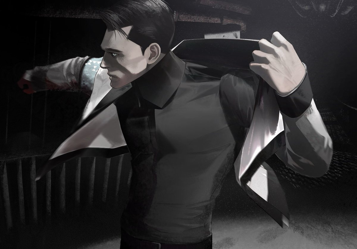 elisuoc's tweet photo. A rusty smell⛓

#Detroitbecomehumanfanart 
#RK900
#Procreate https://t.co/940tzp8Zfv