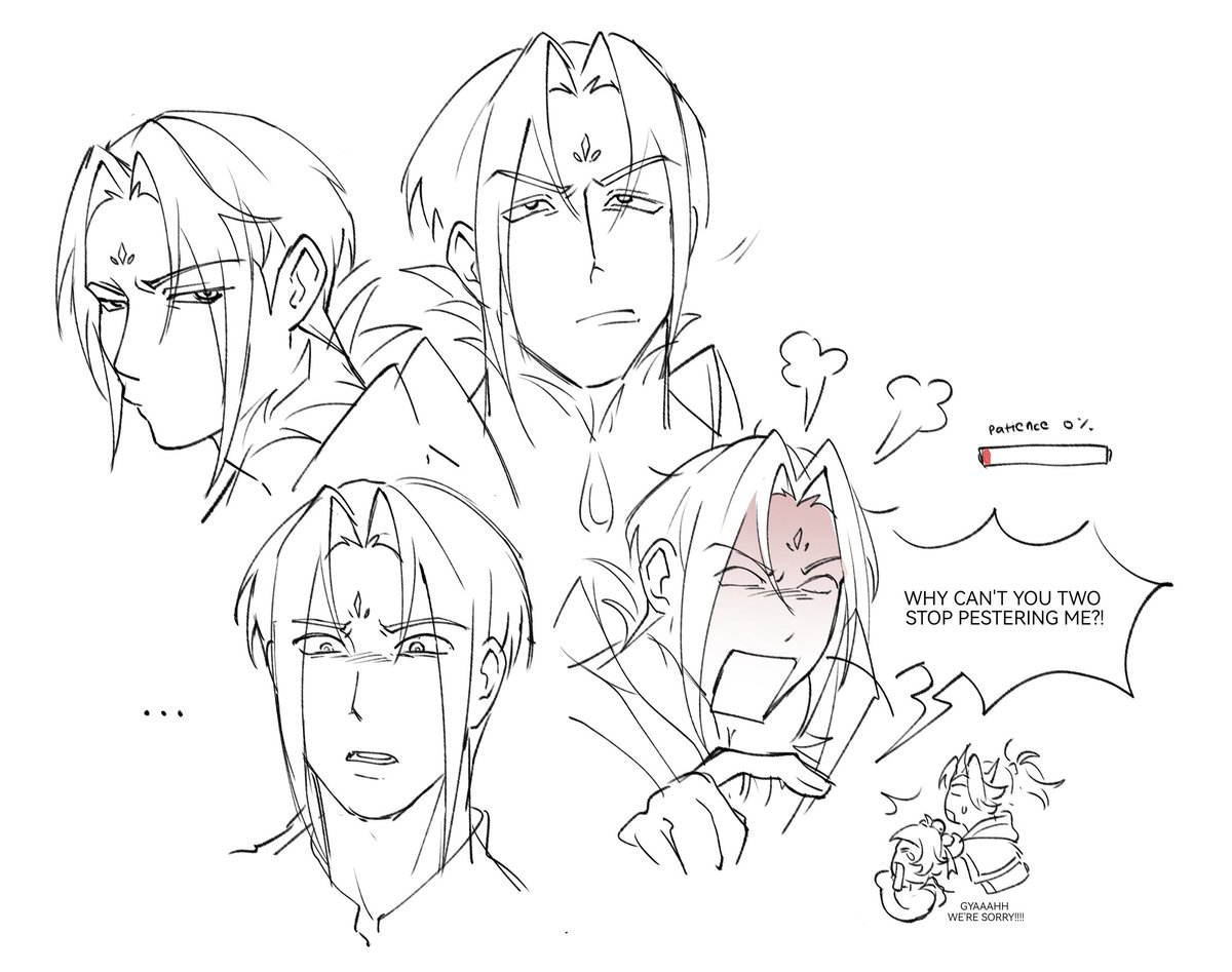 ribbosu's tweet photo. idk i like drawing ling irritated asf 😭 #mlbb https://t.co/qE0GSl7Pw1