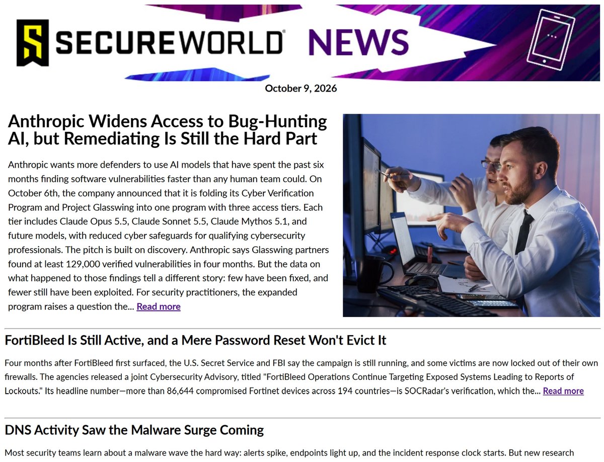 SecureWorld tweet picture