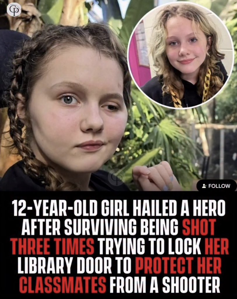 Hugme439's tweet photo. Praying 🙏 for complete healing ❤️‍🩹 for this heroic girl. We salute 🫡 you for your courage and sacrifice fot saving your classmates. We love ❤️ you 👏❤️👏❤️👏❤️ https://t.co/r0txwtaaQZ