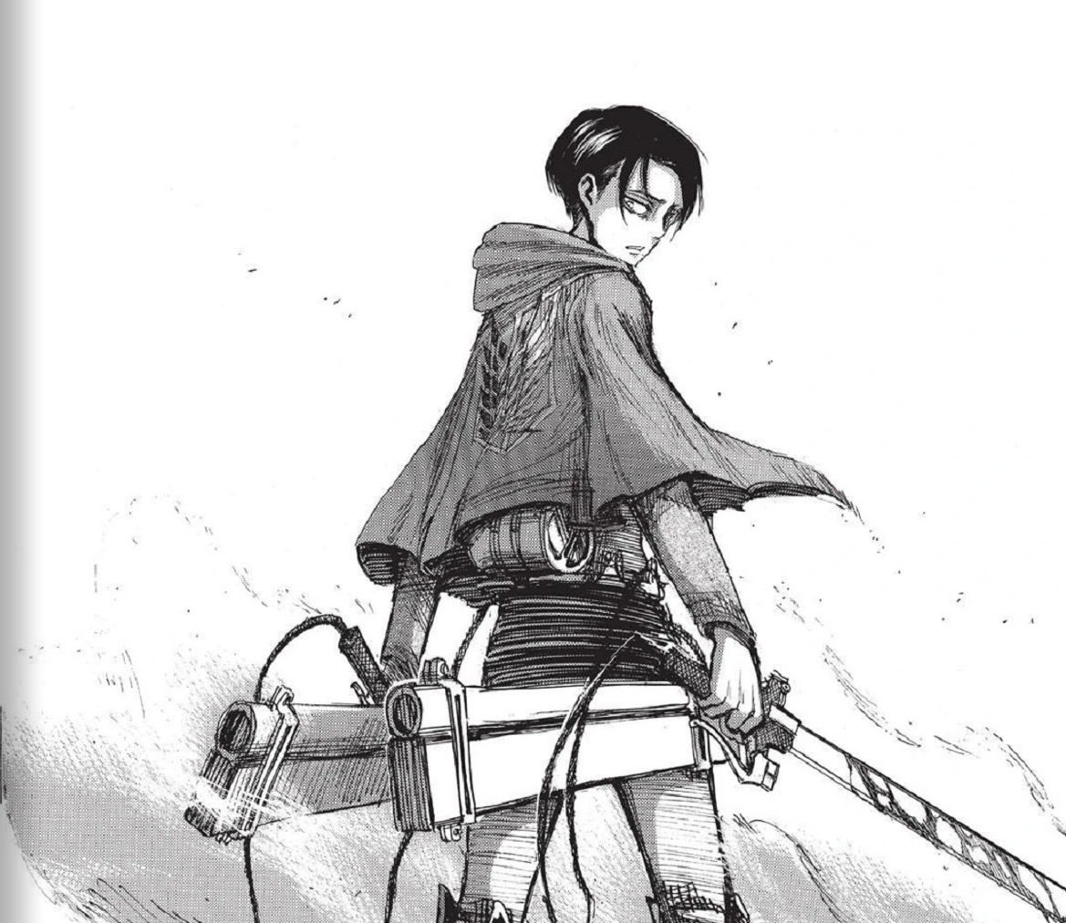 EE620E's tweet photo. When people say Levi doesn’t care about Eren, I think of when Levi hears the plan to feed Eren to someone, and Levi recalls Eren’s EXACT FACE when he FIRST saw him YEARS ago &amp; rejects it. Eren’s face, years ago, SEARED into Levi’s memory. As Levi said, Don’t make me laugh😏. https://t.co/FL1PJRKn4S