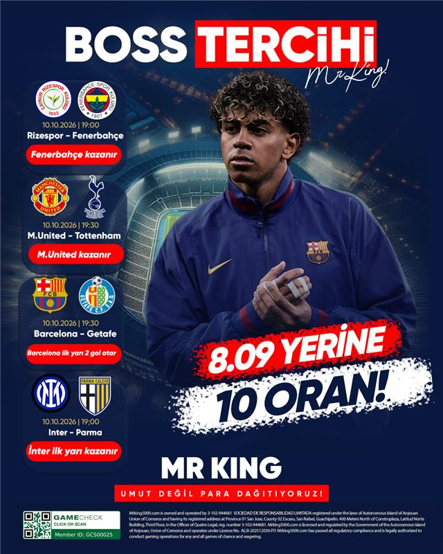 EvKazanNet's tweet photo. 👑 BOSS TERCİHİ | 10 ORAN 🔥

✅Barcelona ve Inter'den beklediğimiz geldi!
⏳ Fenerbahçe ve Manchester United'dan galibiyet bekliyoruz!
https://t.co/eMNF3qRwW7

#FenerinMaçıVar https://t.co/j0MdQaJzku