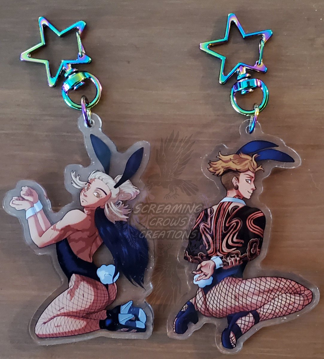 ShrimplyCherri's tweet photo. https://t.co/YyOuiPu6kM

I'll let them have their own post too but um enjin and tamsy tie up charms are available now im sorry i didn't stock more!! https://t.co/VIzCFJN37b