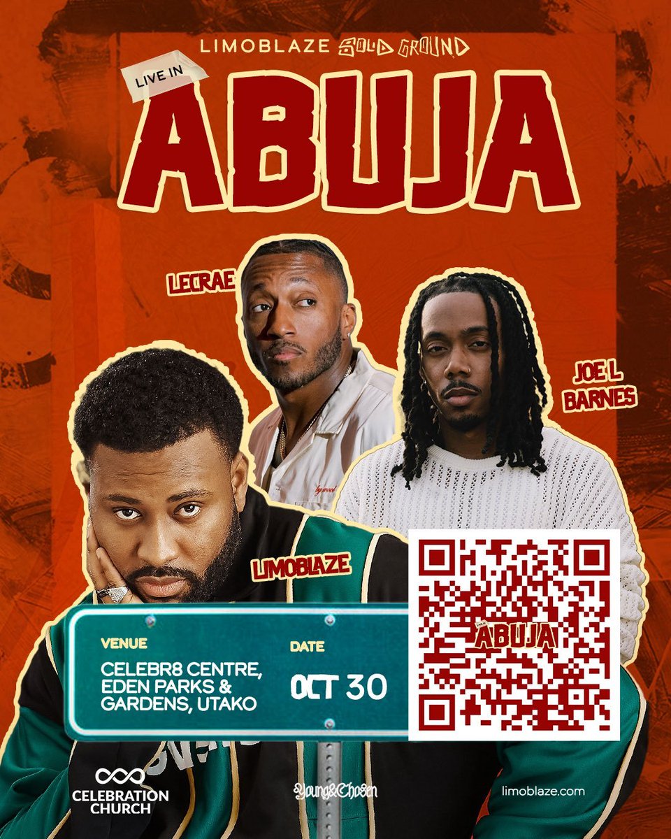 S_OJOHN12's tweet photo. 🇺🇸 to 🇳🇬 
Ticket secured for Limoblaze Live in Concert, Solid Ground Abuja 🎟️ Oct 30th!

Grateful to God and to the @Limoblaze team for making Solid Ground Abuja possible! 

Who's coming with me? 🙌🏾

@lecrae in the same room....I'm not ready 🔥 https://t.co/C1PqKAek71