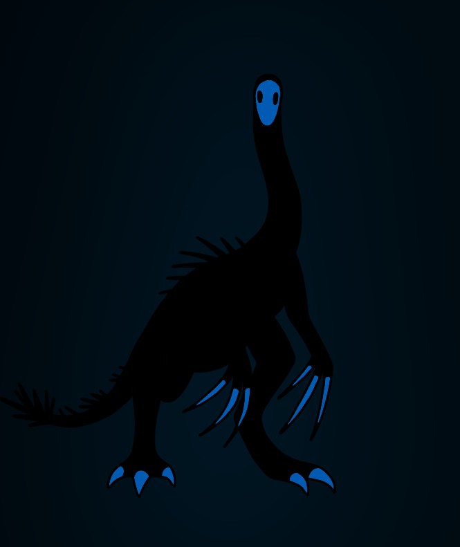 KaijuA79633's tweet photo. Eyeless Jack as a Therizinosaurus https://t.co/m83PhK4rvq