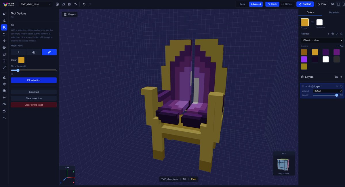 ffilw1's tweet photo. My chair for @PixlPalsNFT x @themutualfun 
CHAIR DESIGNING CONTEST! 🪑

link to voxie: https://t.co/KxNLZ2vVkl

Thank you @CryptoBullyzNFT and @Kingpickle for this contest, good luck everyone guys <3

https://t.co/29a1cbhNK5 https://t.co/P0qGdyY5dn