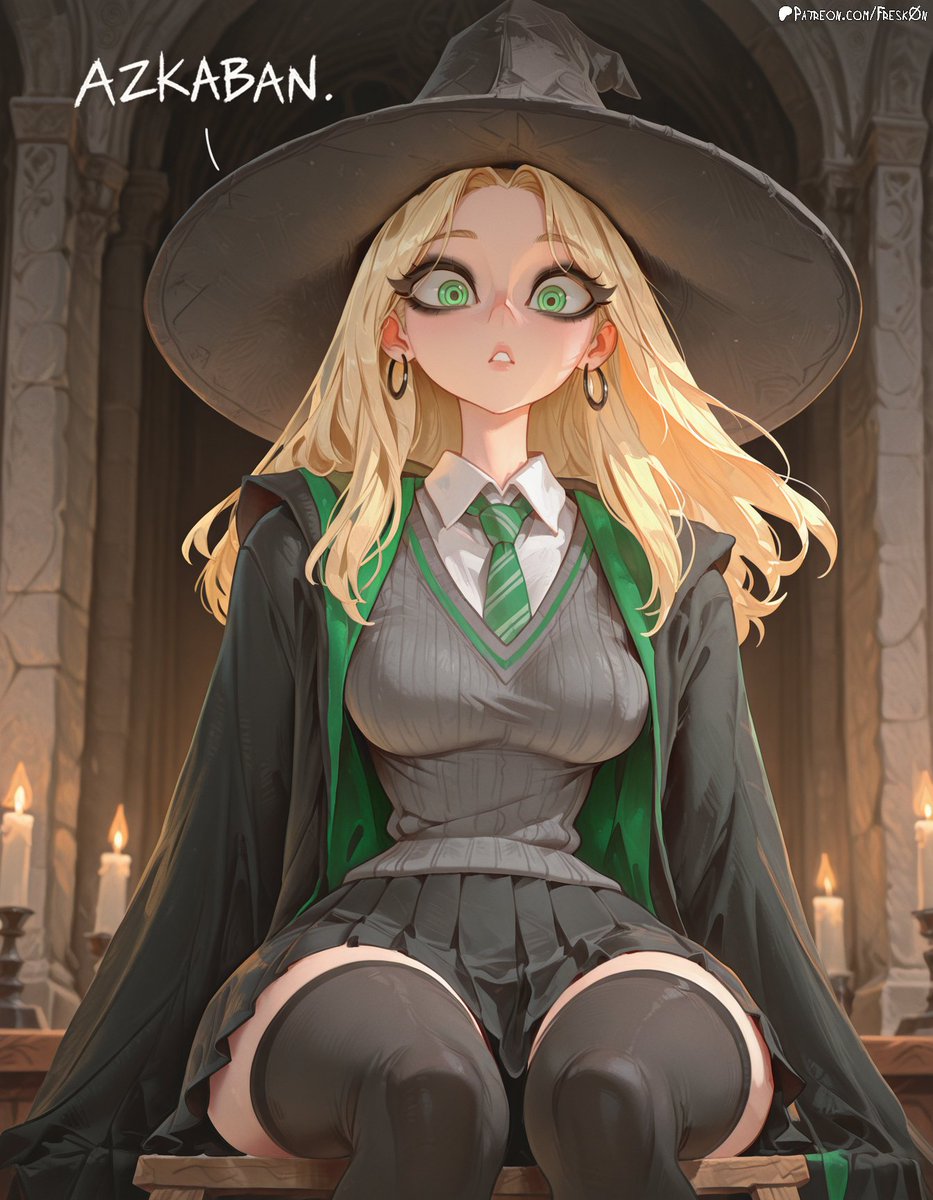 Fresk0nSFW's tweet photo. Somewhere between Slytherin and a life sentence. Malfoid, Harry Potter https://t.co/b6unRhBO1k