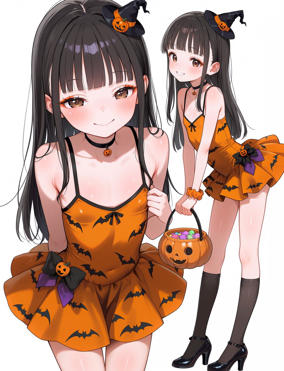 da2el2da's tweet photo. 街で見かけたハロウィンコス少女 https://t.co/AqlV31wfDu