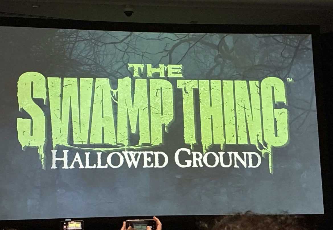 unacronyms's tweet photo. OK everything we know about The Swamp Thing Hallowed Ground

-Levi will be the main character, not Alec
-the green gets corrupted somehow 
-possible return of Anton Arcane and a version of the Floronic man 
- Hell/Demons may be involved in some way https://t.co/raVKjD8kPp