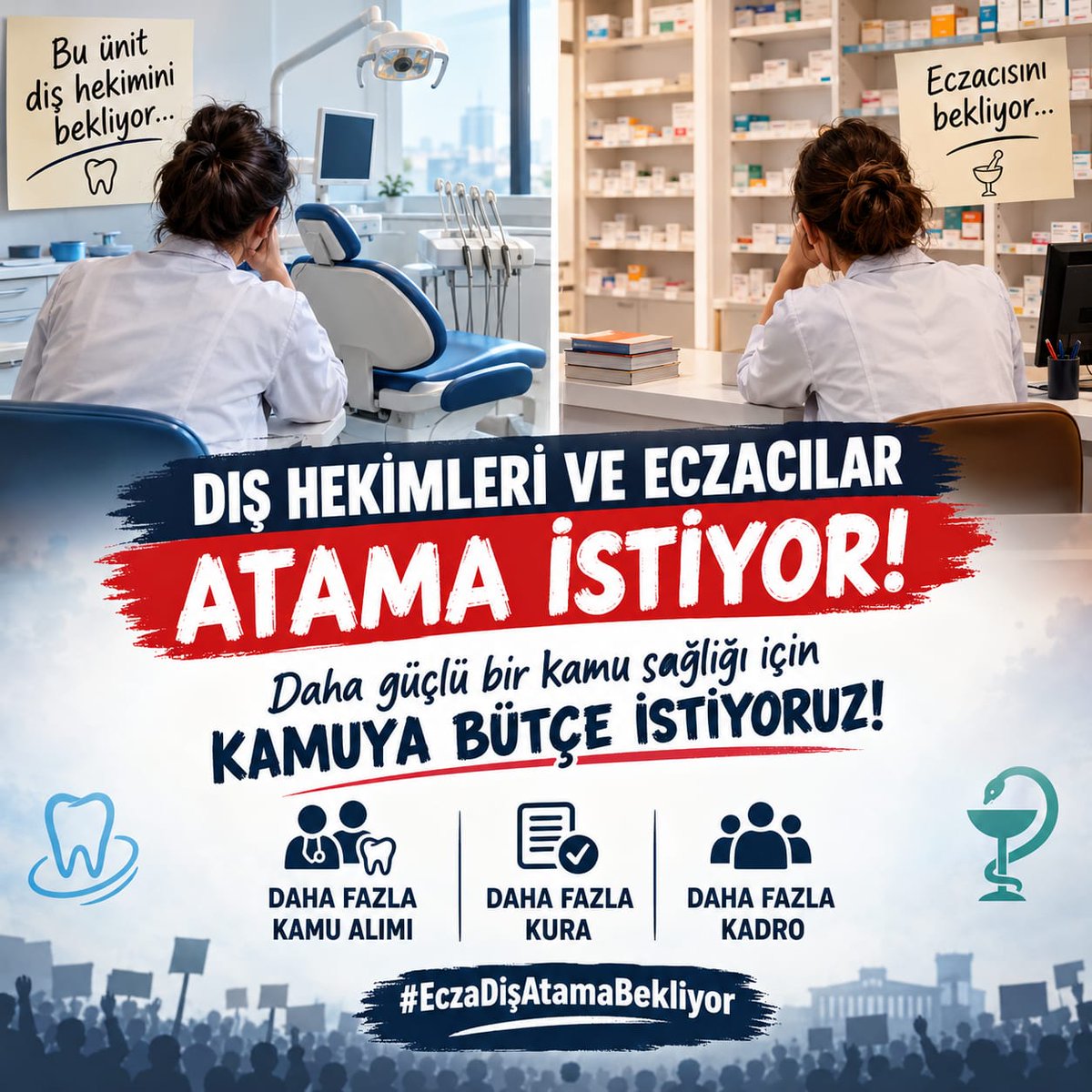sefatmr10's tweet photo. #EczaDişAtamaBekliyor
Atamalar artmalı gençler shaya
#EczaDişAtamaBekliyor
@suayipbirinci @erolozvar  @drmemisoglu @DrYerebakan @RTErdogan @tebkurumsal @HMBakanligi @saglikbakanligi
@memetsimsek @TDB_TDA https://t.co/wFmKLrcd7M