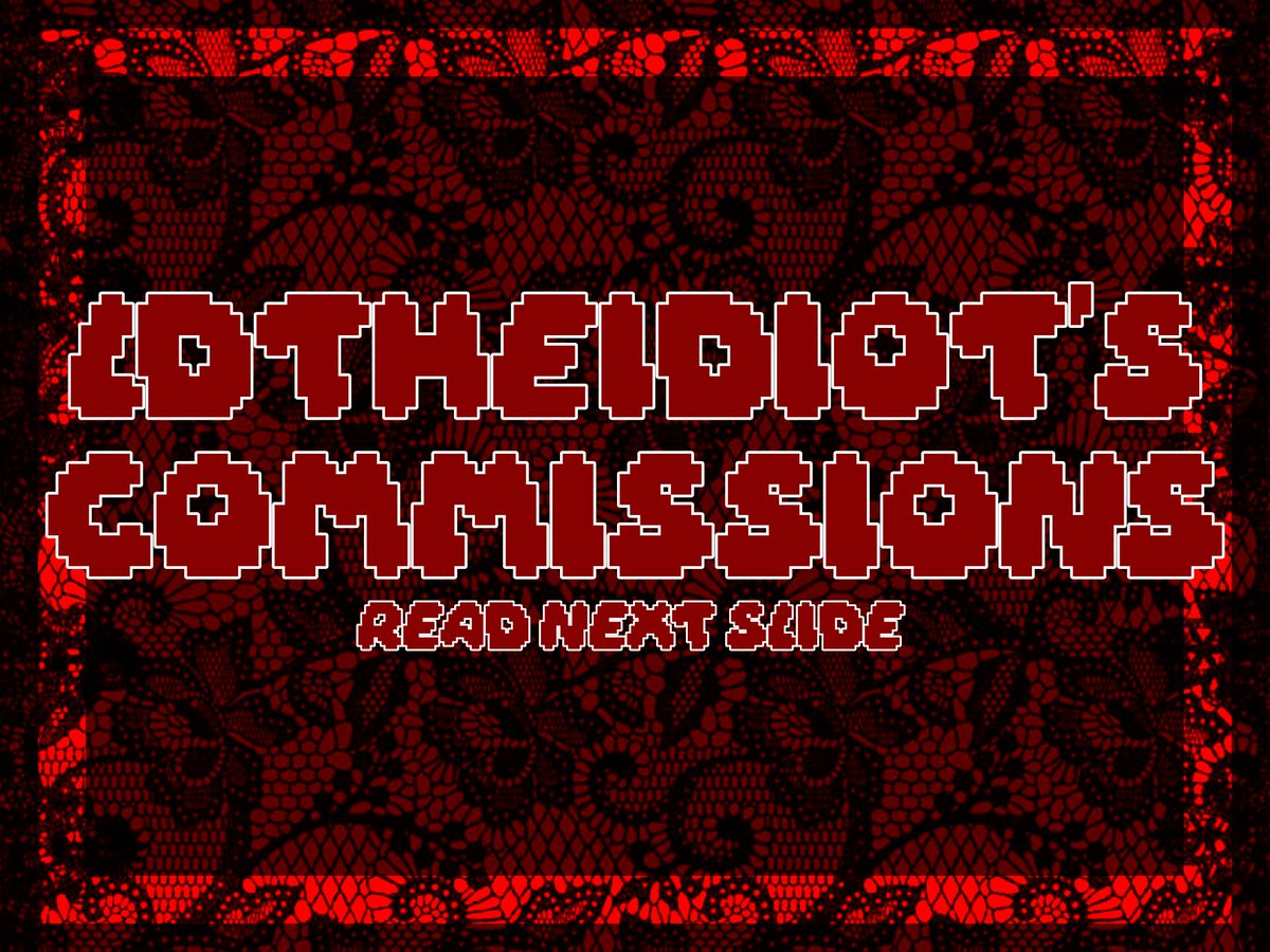 LDTheIdiot's tweet photo. Commissions open [4/10]
I'm posting it everywhere

#artcommissions #commissions https://t.co/nC19cHA0z6