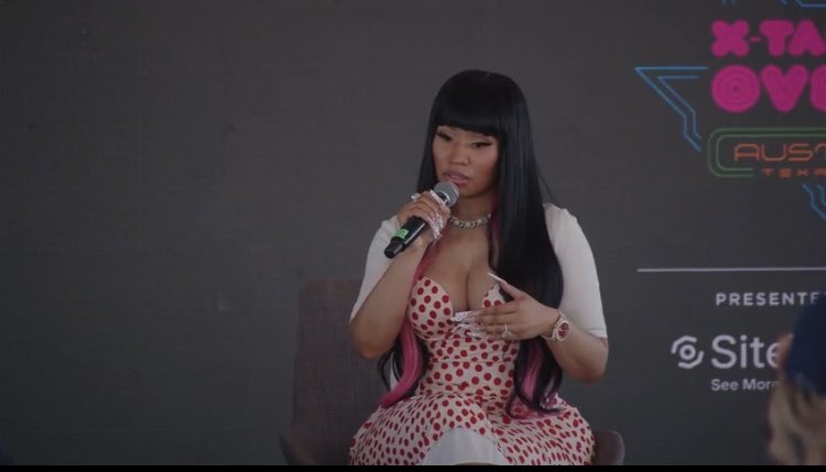 OnikaStatistics's tweet photo. 😍|| Nicki Minaj looks gorgeous today at The X Takeover at Tesla Giga Texas Event. https://t.co/R3ltNh05R8