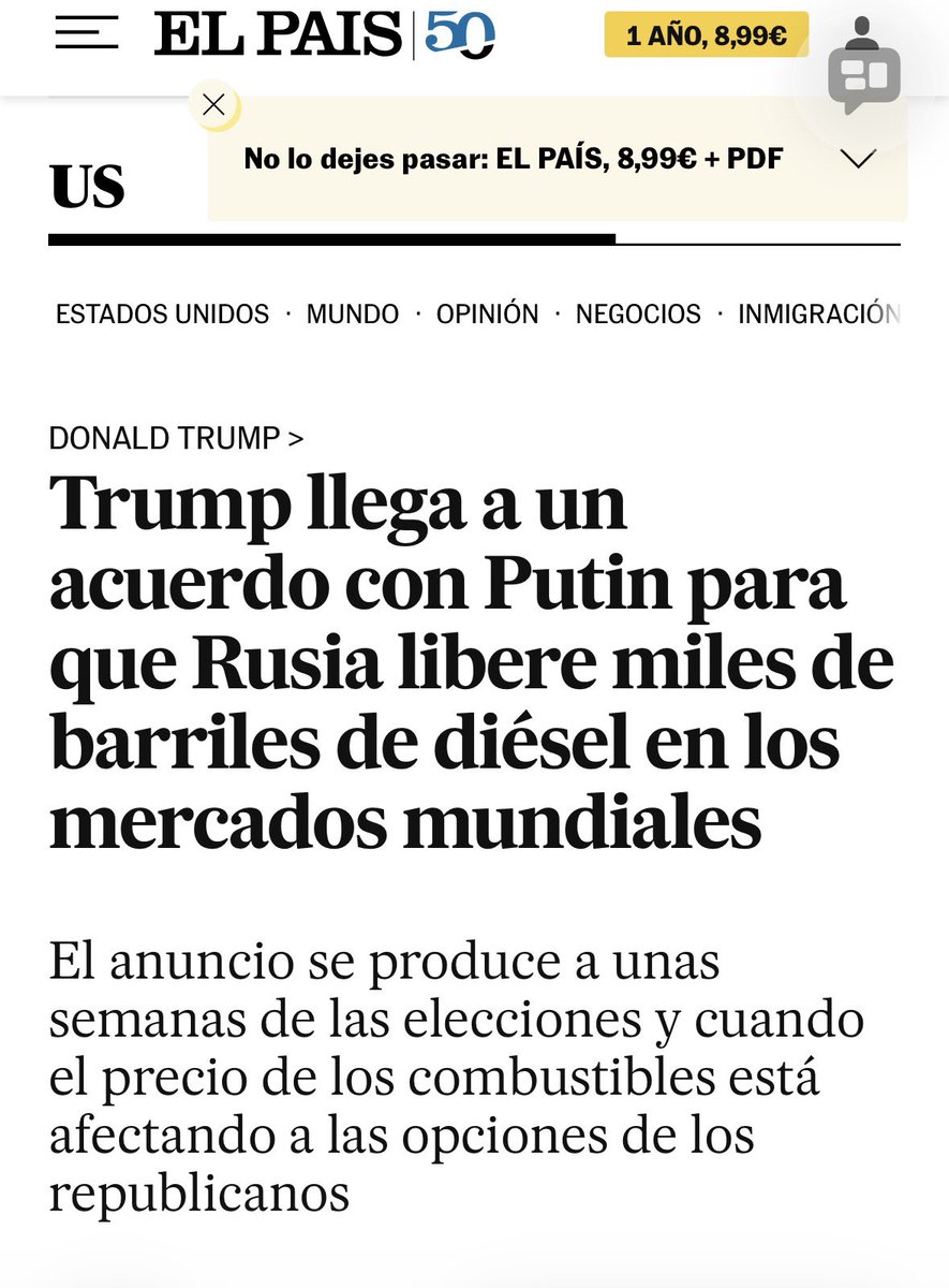 Jaumeasens's tweet photo. Cuando la crisis era nuestra, EEUU exigió romper con la energía rusa. Europa asumió precios más altos, desindustrialización y mayor dependencia energética de EEUU.
Ahora que la crisis es suya, Trump hace lo contrario: levanta las sanciones y compra combustible ruso a Putin. https://t.co/5fEGNEyYyS