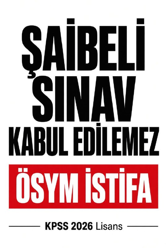 idapaseh's tweet photo. Maalesef bu yıl da KPSS’de soru sızıntısı iddiaları gündeme gelmiştir. Milyonlarca gencin emeği yok sayılmış, bu seneki adaylar da KPSS Mağdurları olmuştur.

İddialara karşı şeffaf bir soruşturma talep ediyoruz. @muratemir_dr @muratagirel 
#kpsslisans https://t.co/GCN5AFoCAv