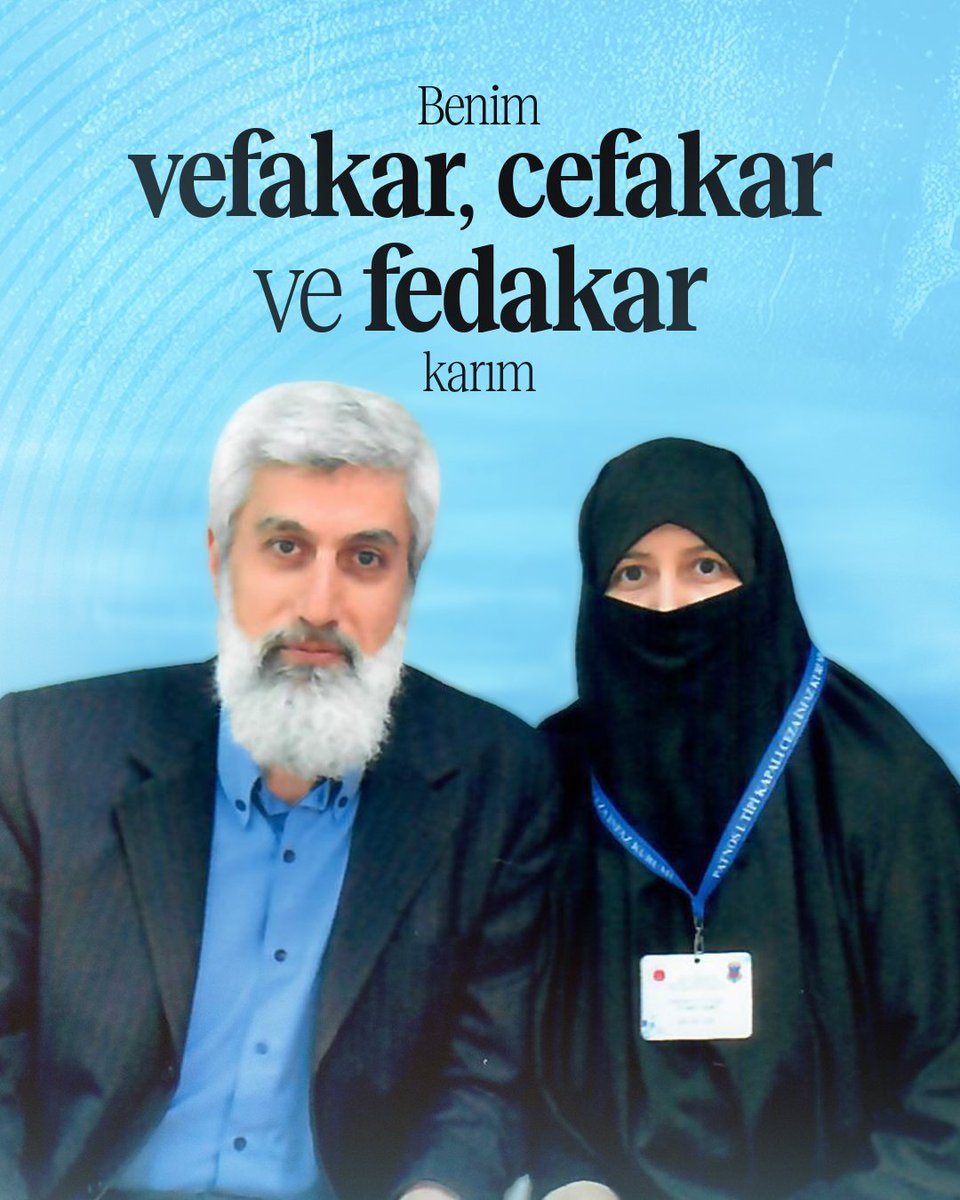 Gantepfurkan2's tweet photo. Alparslan Kuytul Hocaefendi'nin vefakar, cefakar, fedakar eşi...

MaliOperasyon Gerçeği
SemraKuytula Ozgürlük https://t.co/oyax2z8k4m