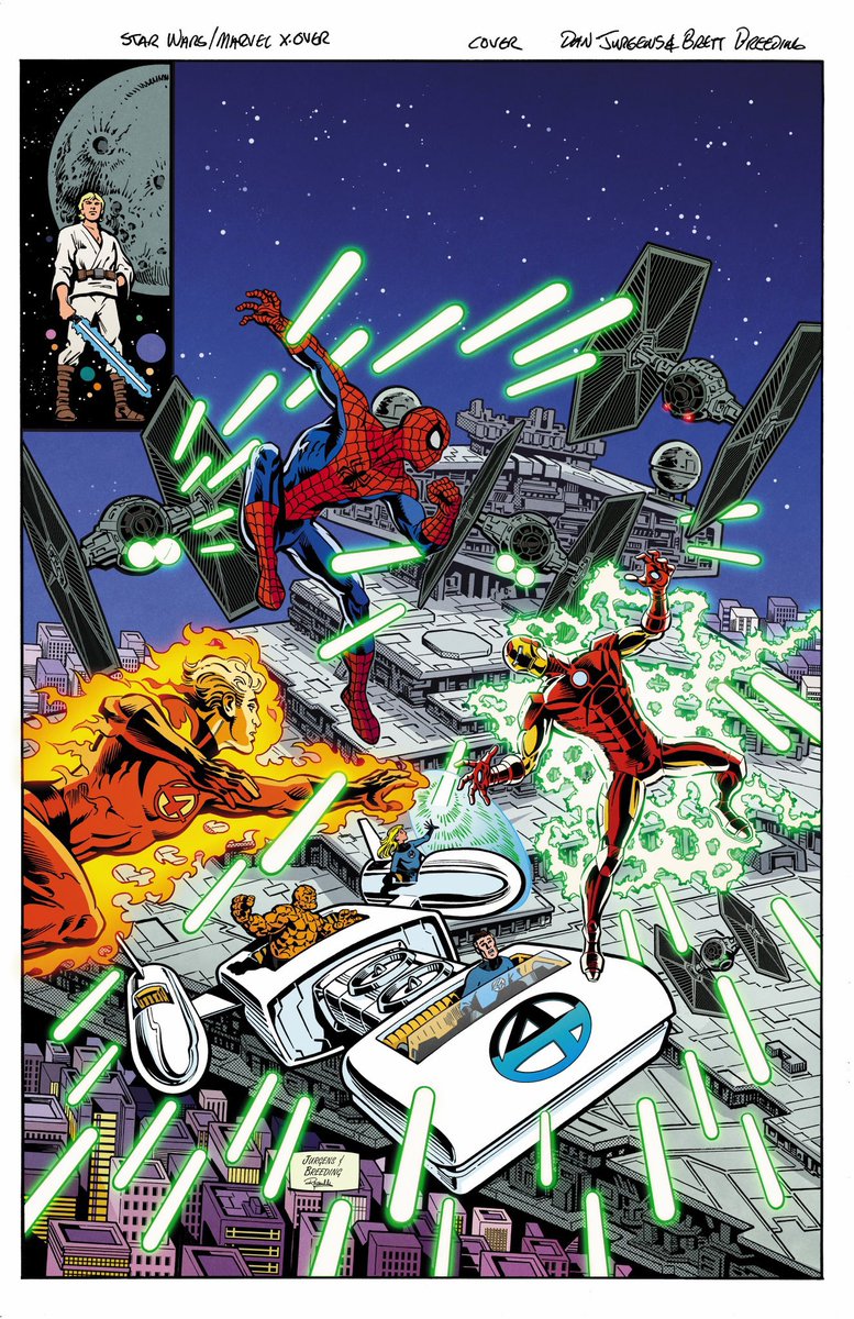 cosmic_marvel's tweet photo. New variant covers for the ‘STAR WARS’ and ‘MARVEL’ crossover comic book event.

(🎨: Jerome Opena, Dan Jurgens &amp; Jerry Ordway) https://t.co/AX5mJ2A1yd
