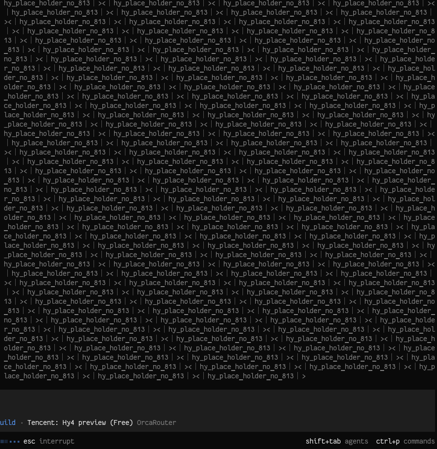 harshit10sehgal's tweet photo. wtfff is this broo, i just thought of trying out this model and the shit started happening, it is Hy4 preview on opencode btw https://t.co/pVEySJwhdp